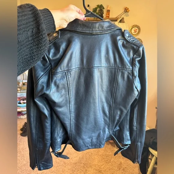 LuckyBrand leather jacket - Picture 2 of 7